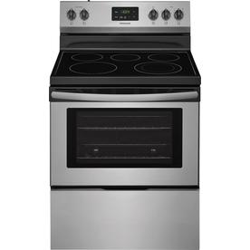 Frigidaire Smooth Surface 5-Element Freestanding Electric Range (Stainless Steel) (Common: 30-in; Actual: 29.875-in)
