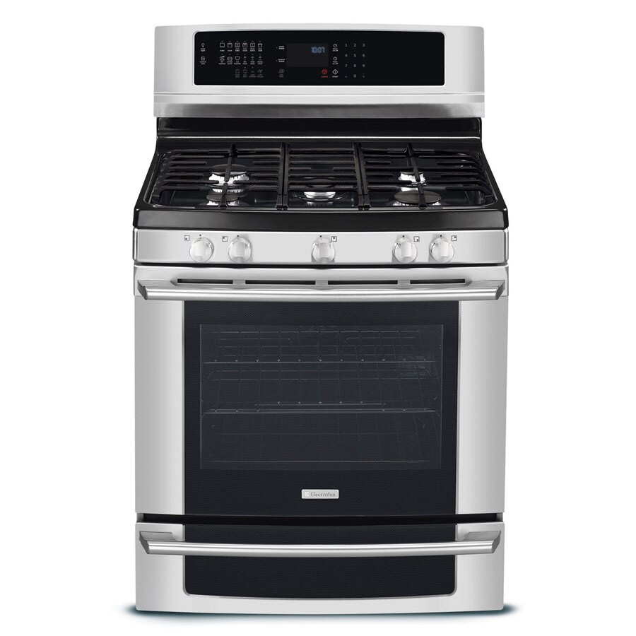 Electrolux 30-in 5-Burner Freestanding 5.1 cu ft Convection Gas Range Lowes Electric Stoves Stainless Steel