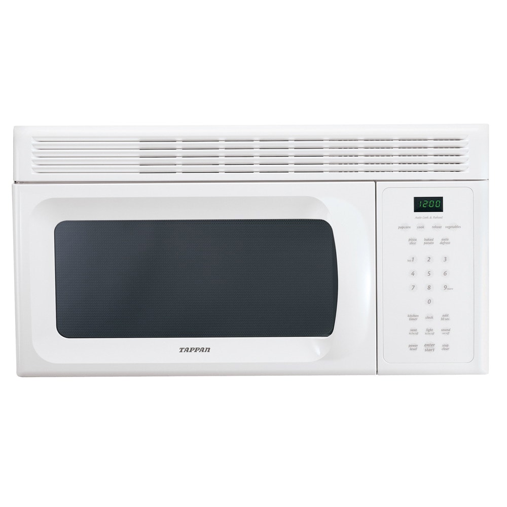 Shop Tappan® 30Inch, 1.5 Cu. Ft. OvertheRange Microwave (Color White) at