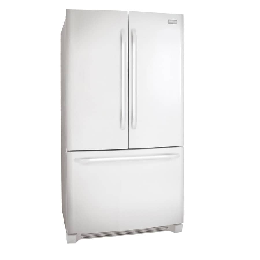GE 27-cu ft French Door Refrigerator with Ice Maker (White) ENERGY STAR
