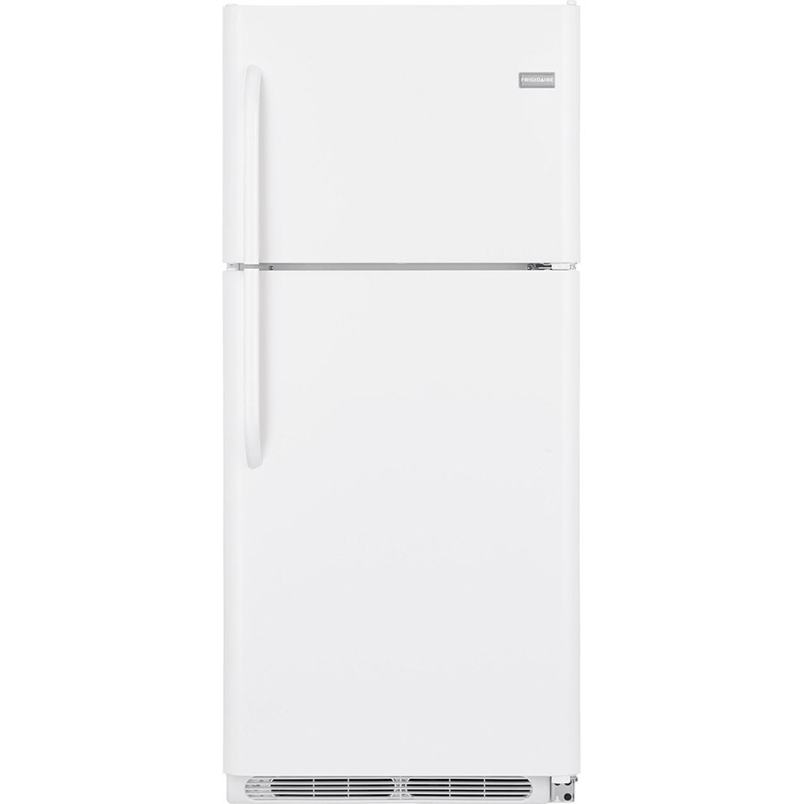 Frigidaire 7.5-cu ft Counter-depth Top-Freezer Refrigerator (Black