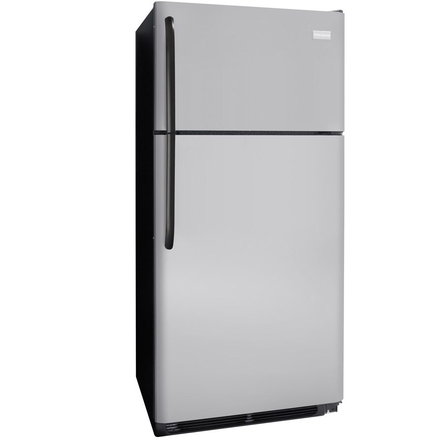 Frigidaire 18-cu ft Top-Freezer Refrigerator (Silver Mist) ENERGY STAR ...