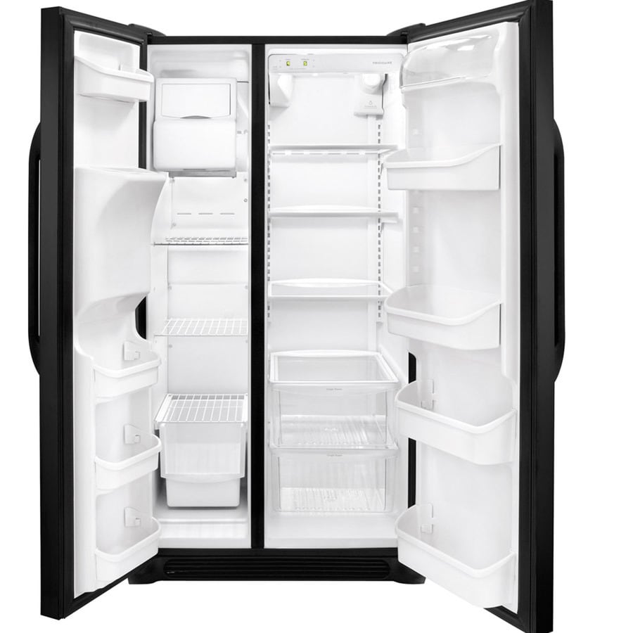 Frigidaire 22.6-cu ft Side-by-Side Refrigerator with Single Ice Maker ...