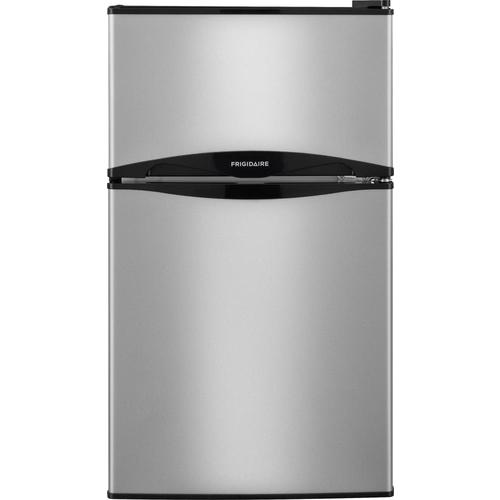 Frigidaire 3.1cu ft Freestanding Mini Fridge Freezer Compartment (Silver Mist) at