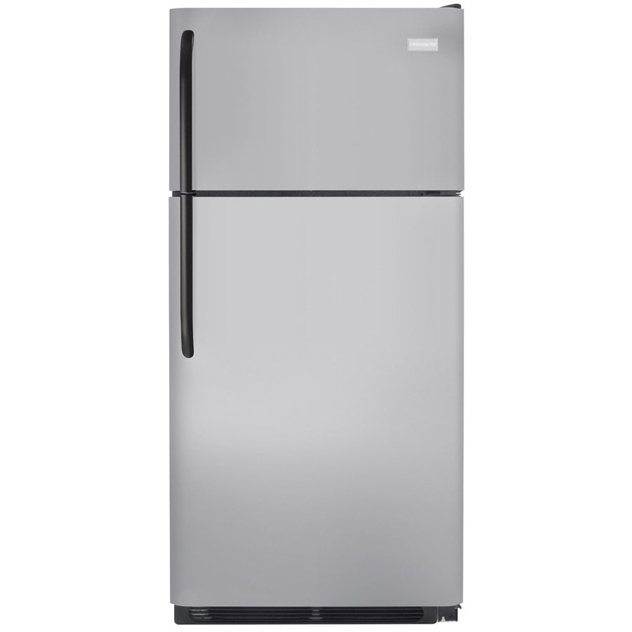 Frigidaire 20.5-cu ft Top-Freezer Refrigerator (Silver Mist) ENERGY ...