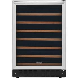 Beverage Centers Wine Chillers At Lowes Frigidaire 52 Bottle Capacity Stainless Steel Built In Freestanding Wine Chiller