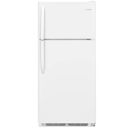 Frigidaire 18-cu ft Top-Freezer Refrigerator (White) at Lowes.com