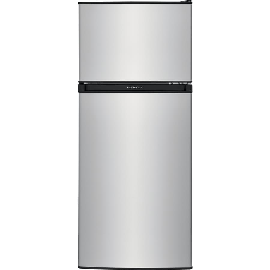 Frigidaire 4.5-cu ft Freestanding Compact Refrigerator with Freezer Compartment Silver Mist ENERGY STAR