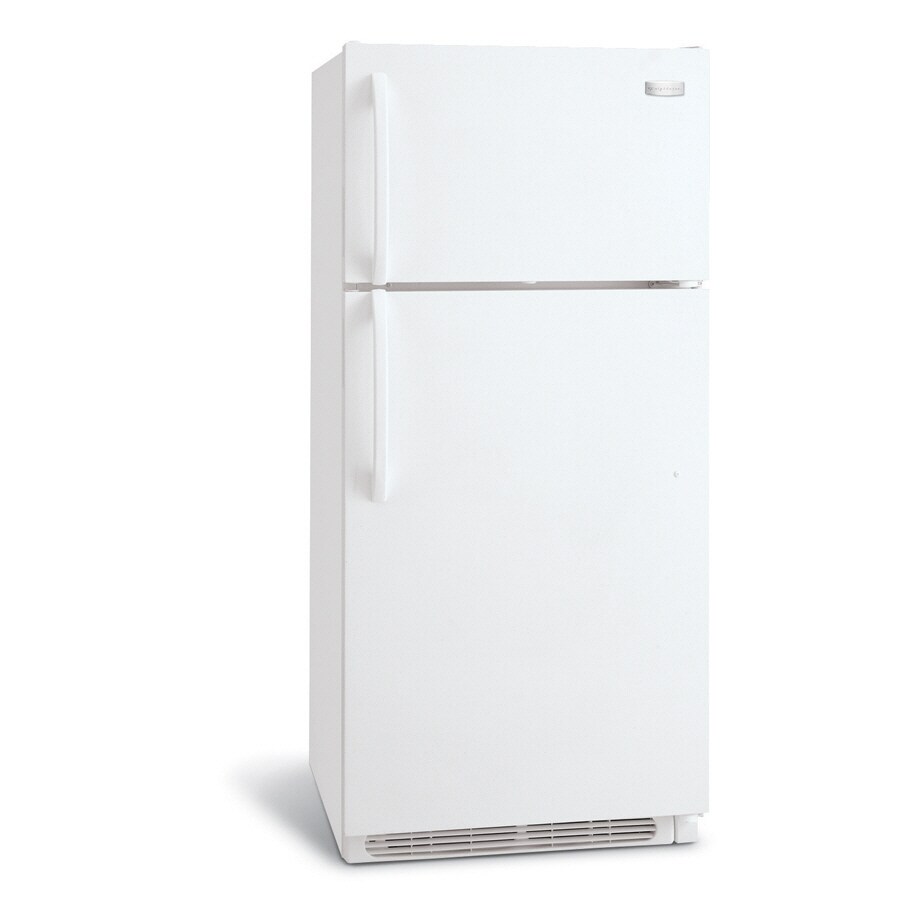 Frigidaire 20 5 Cu Ft Top Freezer Refrigerator With Ice Maker White