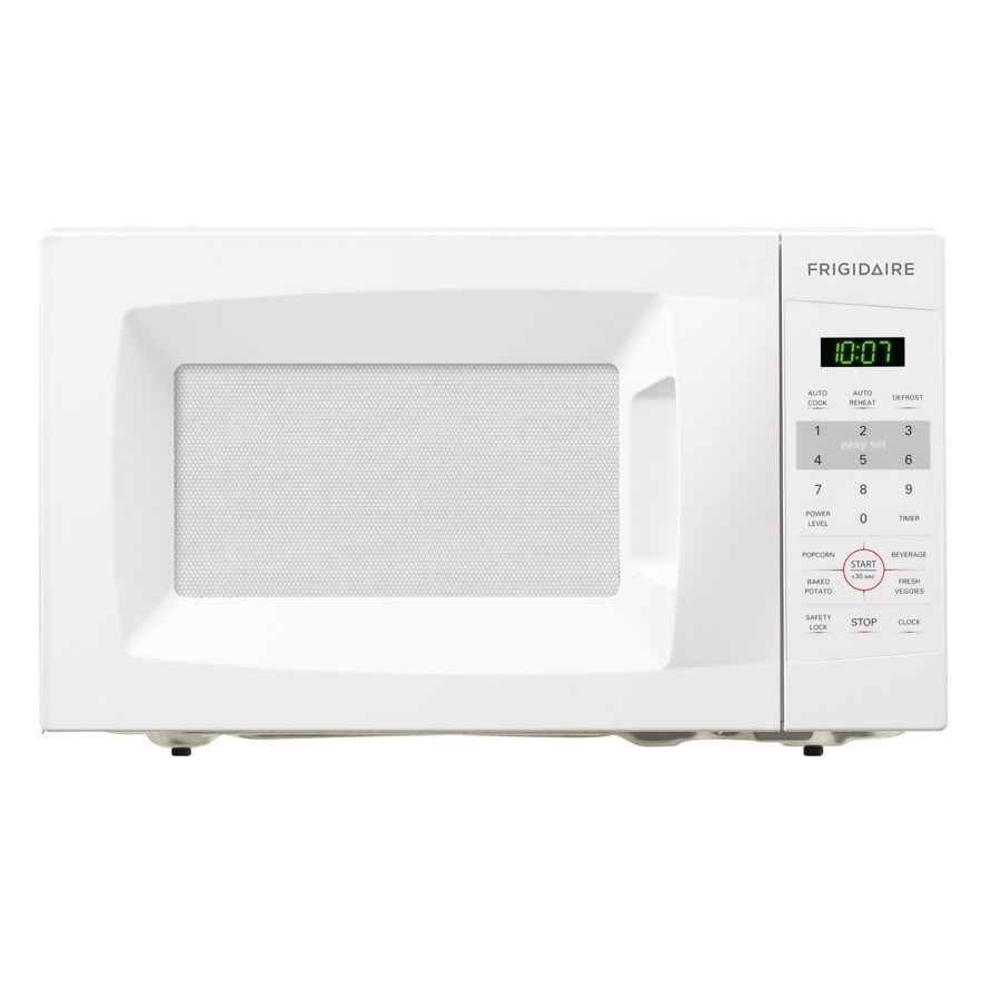 Frigidaire 0.7cu ft 700Watt Countertop Microwave (White) at