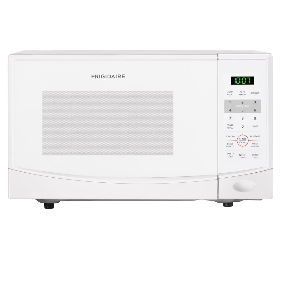 Shop Frigidaire 0.9-cu ft 900-Watt Countertop Microwave (White) at