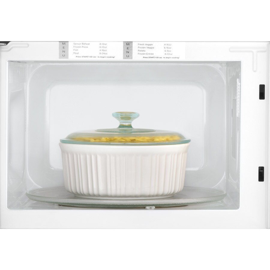 Frigidaire 0.9cu ft 900Watt Countertop Microwave (White) at