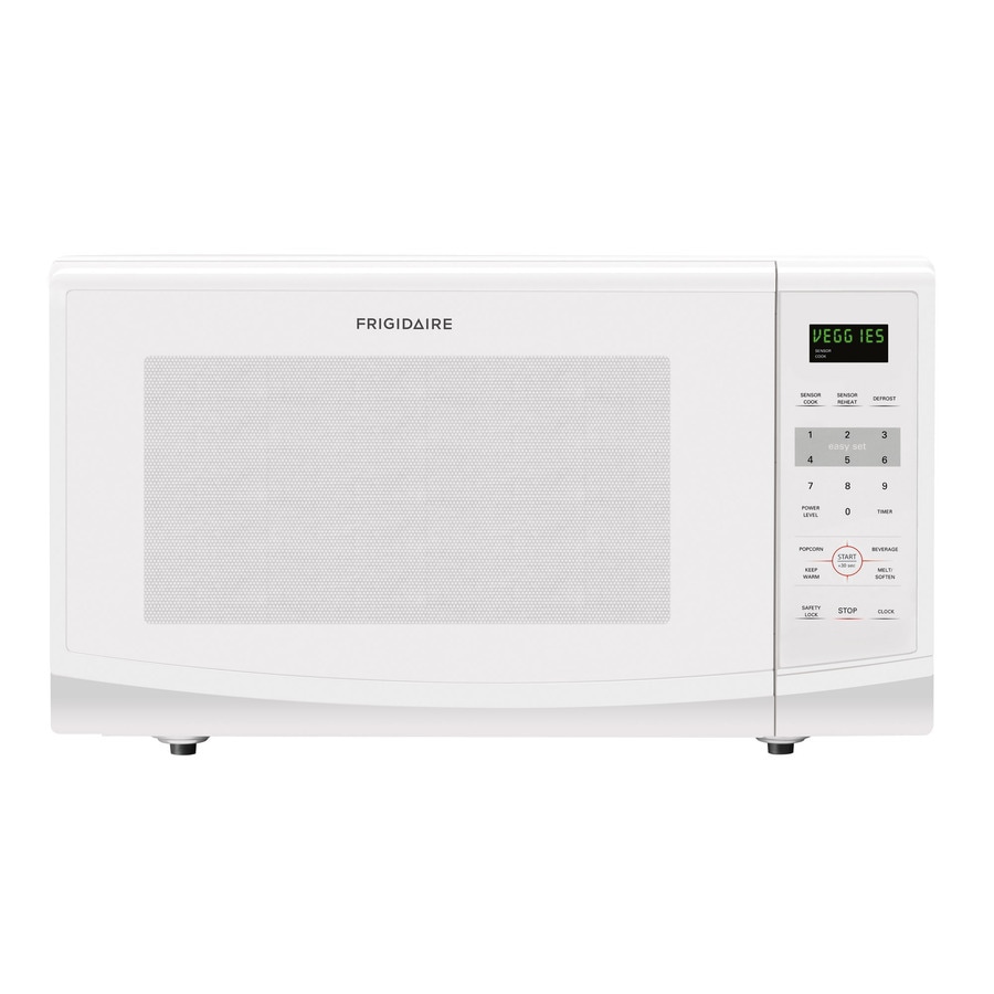 Frigidaire 2.2-cu ft 1,200-Watt Countertop Microwave (White) at Lowes.com