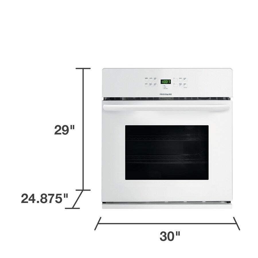 Frigidaire 30in Selfcleaning Single Electric Wall Oven (White) at