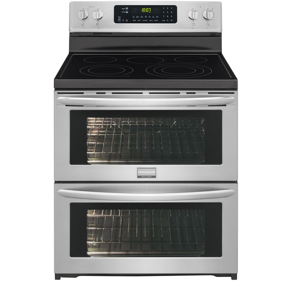 Frigidaire 30-in Smooth Surface 5 Elements 3.6-cu ft/3.6-cu ft Self ...