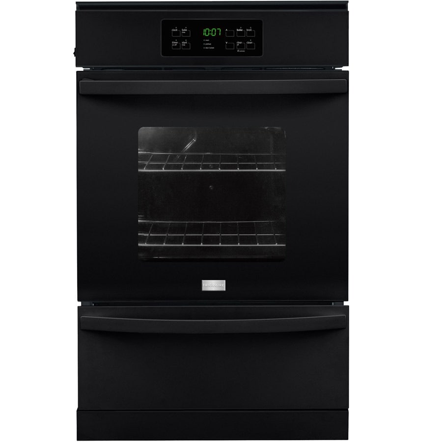 Frigidaire 24 In Self Cleaning Single Gas Wall Oven Black In The Gas