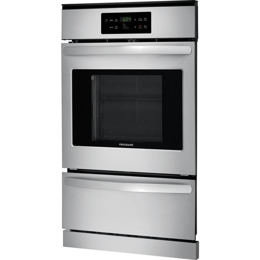 Frigidaire 24-in Self-Cleaning Single Gas Wall Oven (Stainless Steel ...