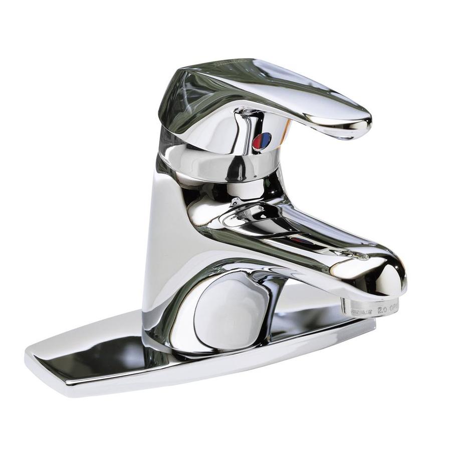 American Standard Seva Polished Chrome 1Handle 4in Centerset