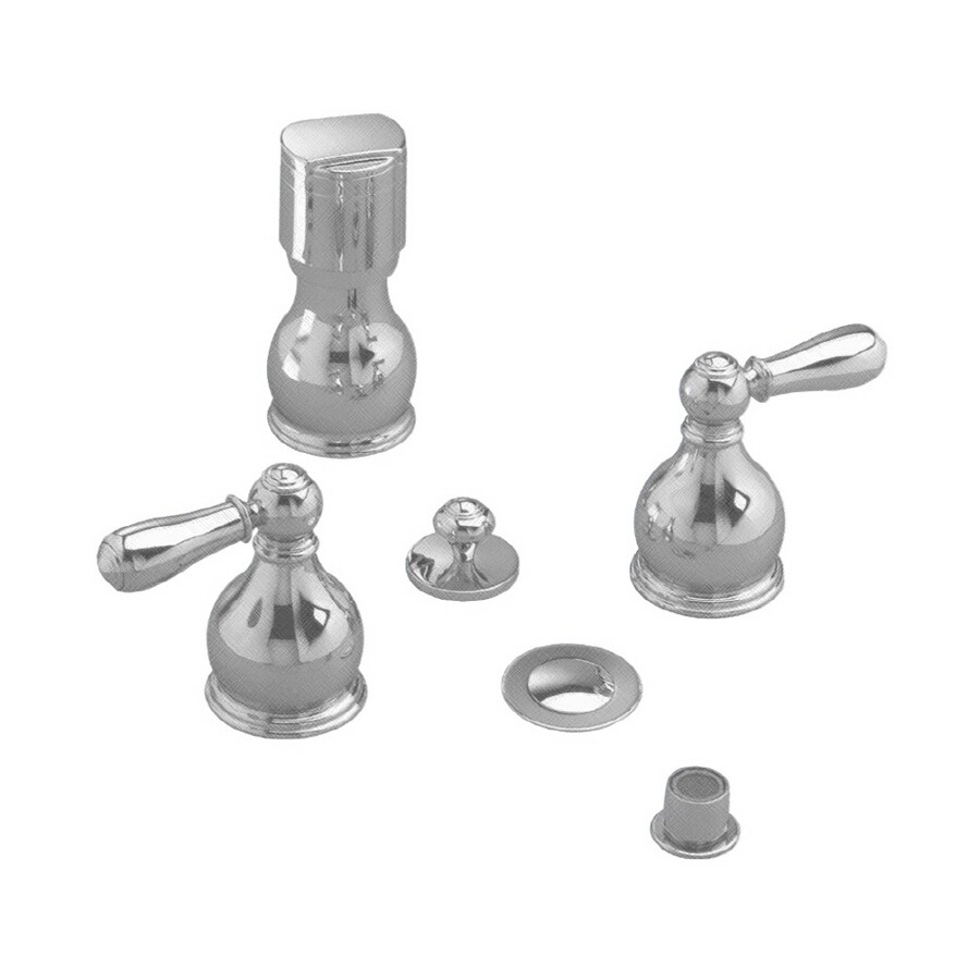 American Standard Hampton Polished Chrome DoubleHandle Vertical Spray