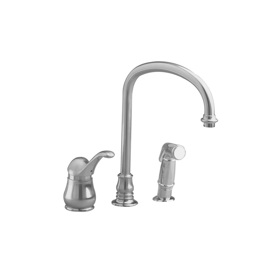 American Standard Jasmine Satin Nickel 1Handle HighArc Kitchen Faucet