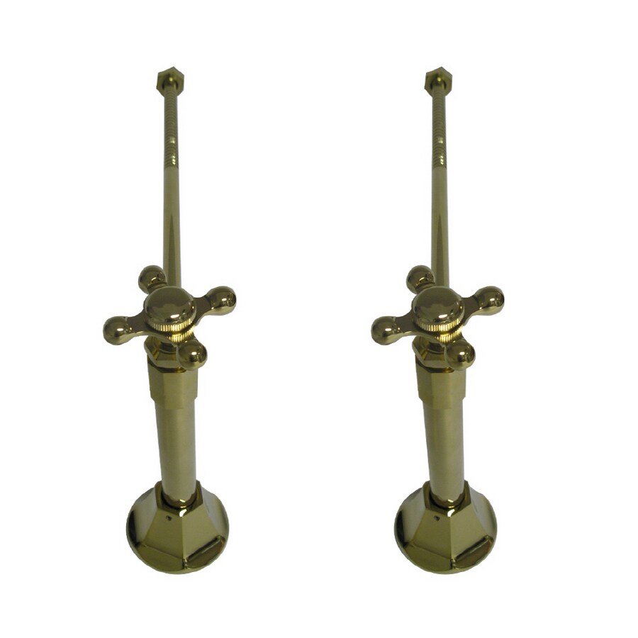 American Standard Decorative Polished Brass Angle Stops with Supplies ...
