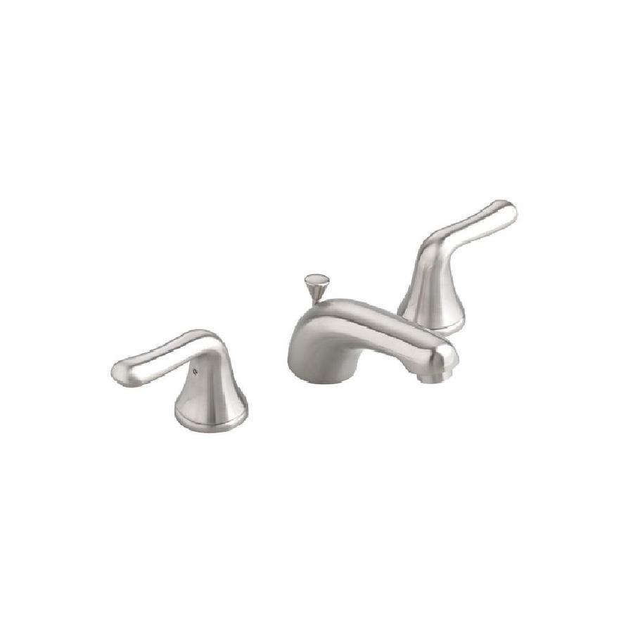 American Standard Colony Satin Nickel 2 Handle Widespread Watersense Bathroom Faucet Drain