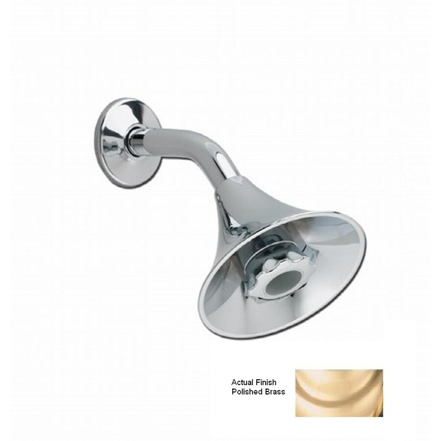 American Standard Polished Brass FloWise Showerhead in the Shower Heads