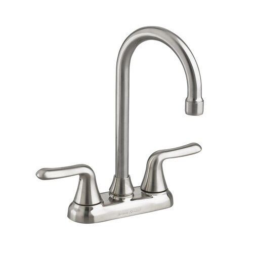 American Standard Colony Soft Stainless Steel 2Handle Deck Mount HighArc Handle Kitchen Faucet