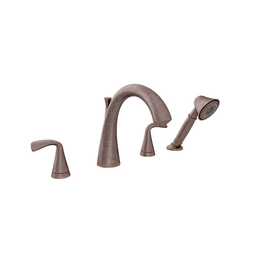 American Standard Fluent Oil Rubbed Bronze 2handle Deckmount Roman