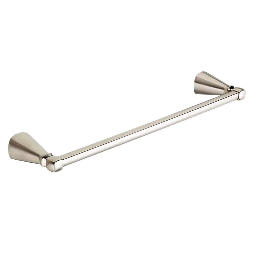 Shop American Standard Brushed Nickel Single Towel Bar 24in
