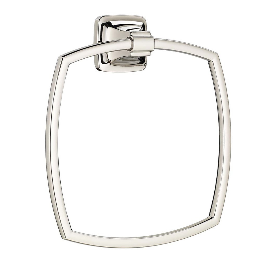 American Standard Polished Nickel Wall Mount Towel Ring at Lowes.com