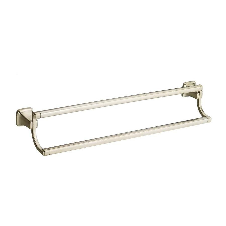 American Standard 24in Double Satin Nickel Wall Mount Double Towel Bar