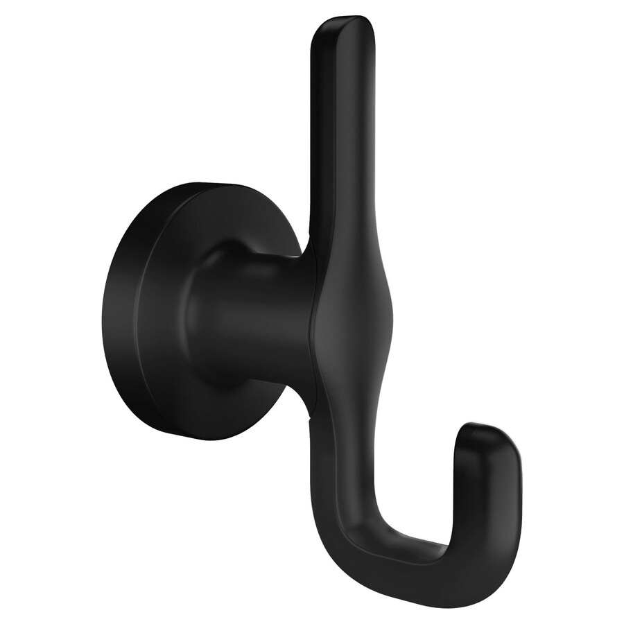 American Standard Studio S 1-hook Matte Black Towel Hook at Lowes.com