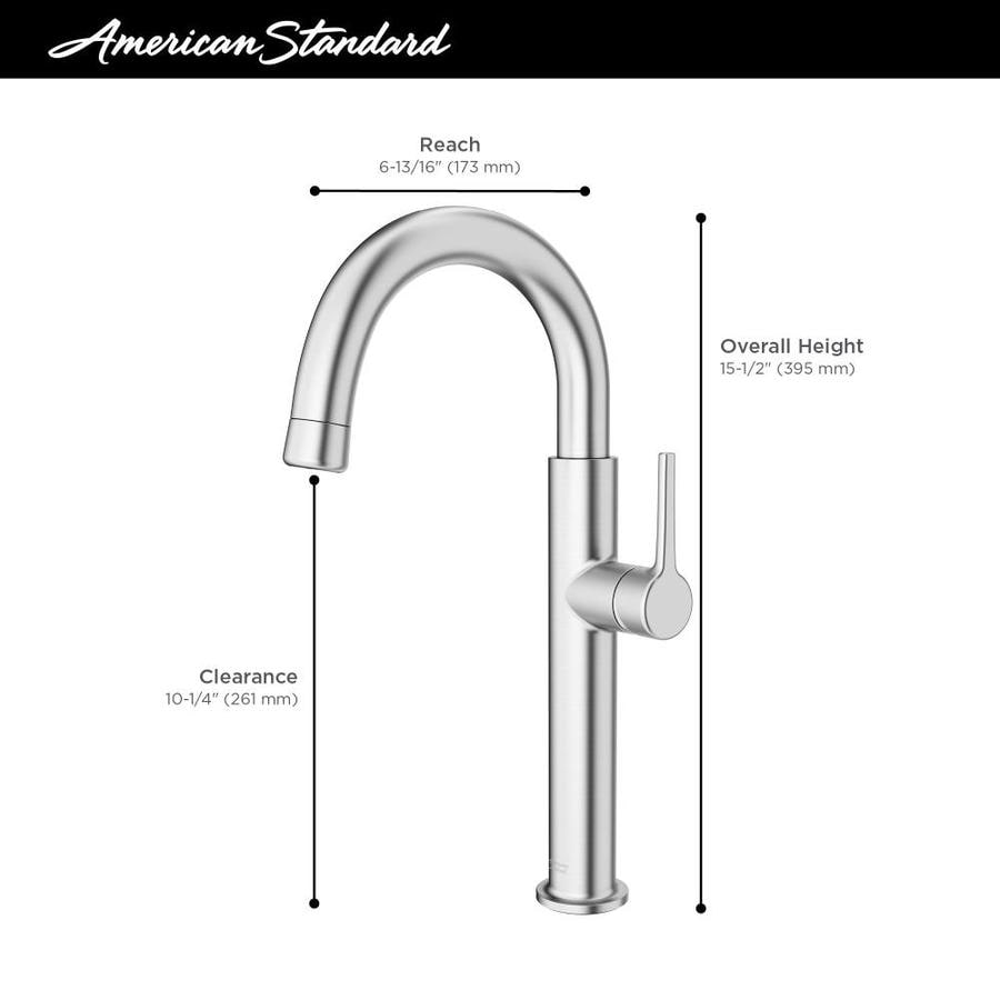 American Standard Studio S Stainless Steel 1-Handle Deck-Mount Bar and ...