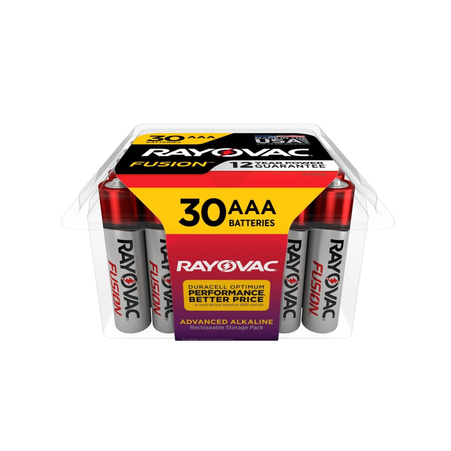 Rayovac Fusion Alkaline Aaa Batteries 30 Pack At