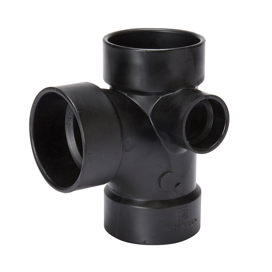 Mueller Streamline 3in x 3in x 3in x 2in Dia ABS Sanitary Tee