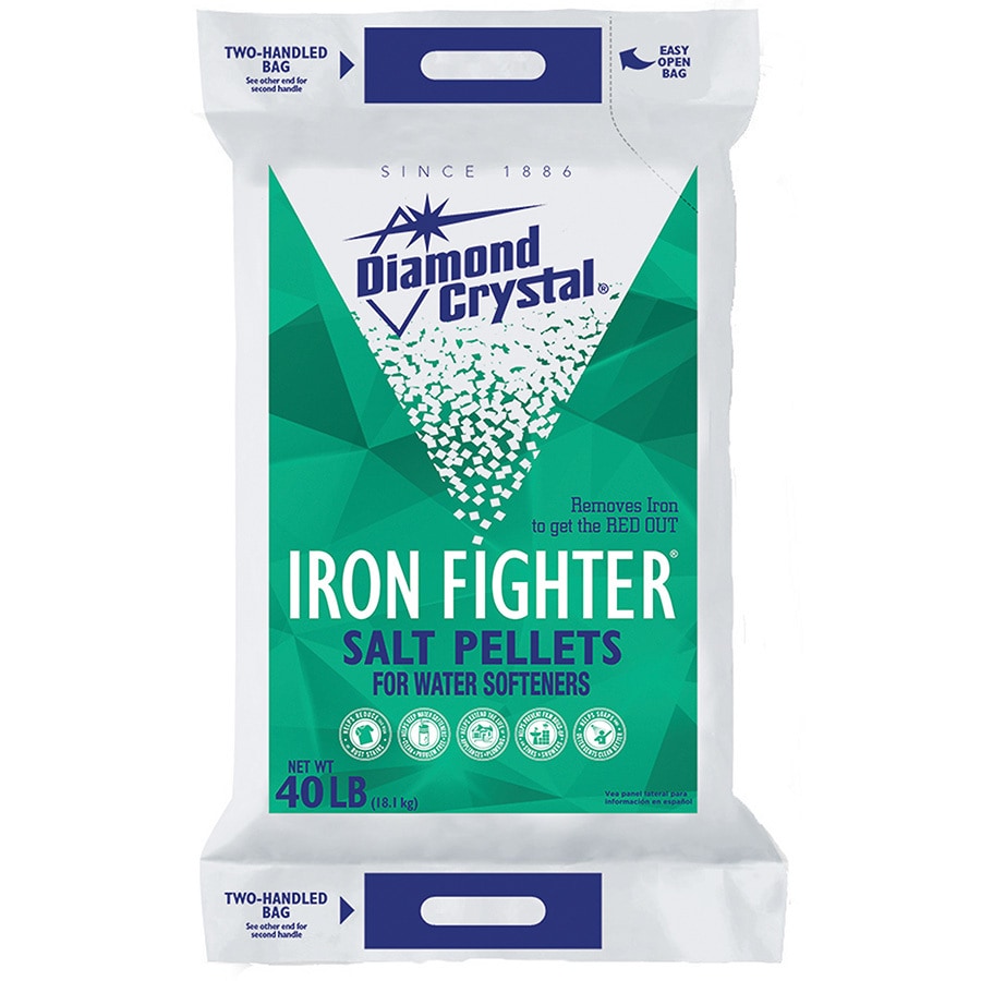 Diamond Crystal Iron Fighter Water Softener Salt Pellets-100012466 ...