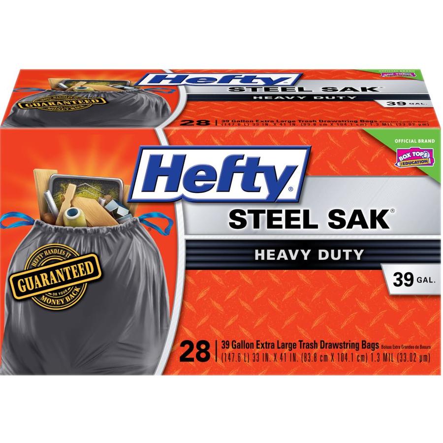 Hefty Strong 33-Gallon Extra Large Drawstring Bags Mega Pack, 48 ct - Fry's  Food Stores