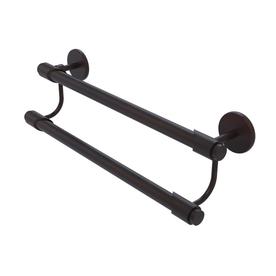 Allied Brass Tribecca 30-in Double Venetian Bronze Wall Mount Double Towel Bar