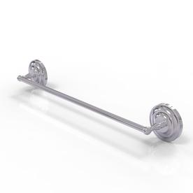 Allied Brass Que New 24-in Polished Chrome Wall Mount Single Towel Bar