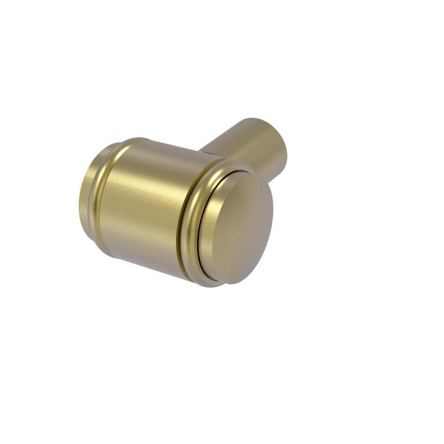 Allied Brass Hardware Satin Brass Round Modern Knob at