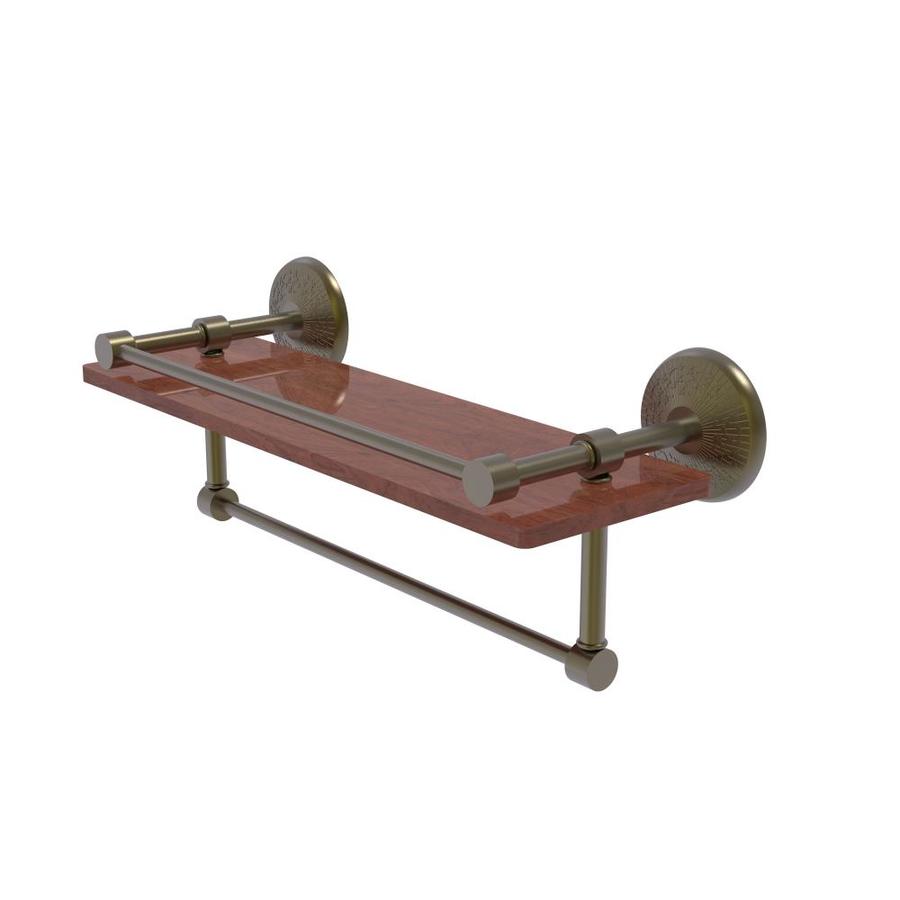 Allied Brass Monte Carlo Collection 16 In Ipe Ironwood Shelf With