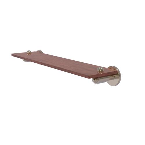 Allied Brass Soho Collection 22 In Solid Ipe Ironwood Shelf In