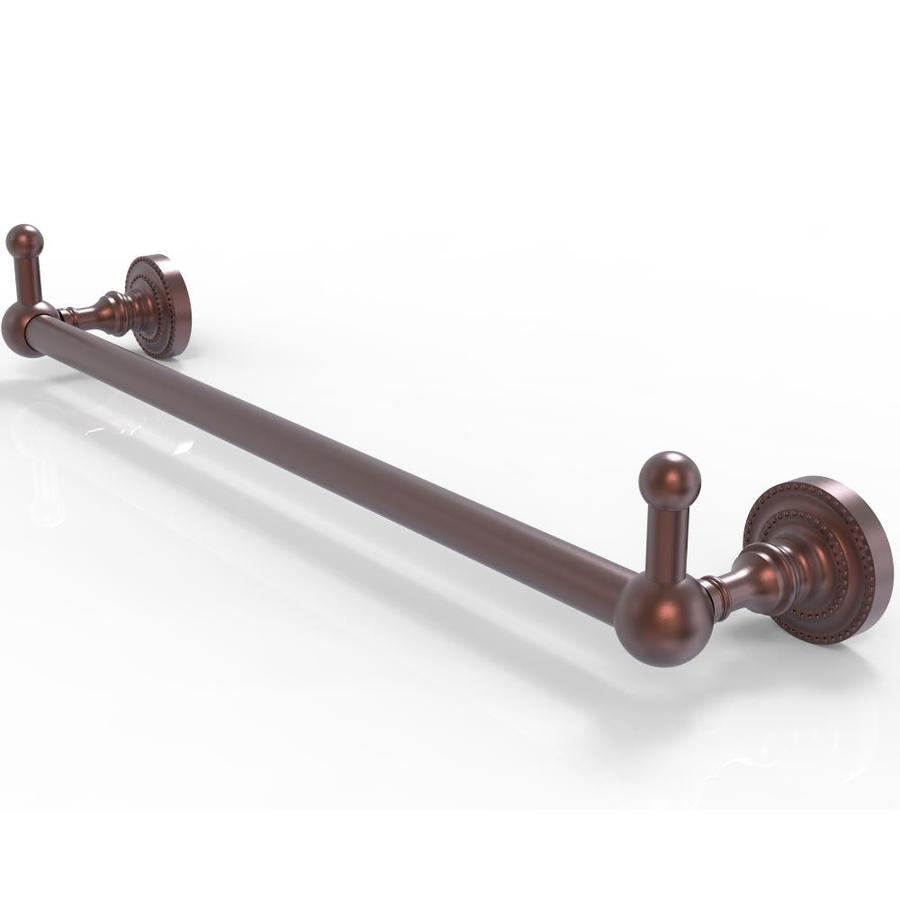 Allied Brass Dottingham 36-in Antique Copper Wall Mount Single Towel Bar