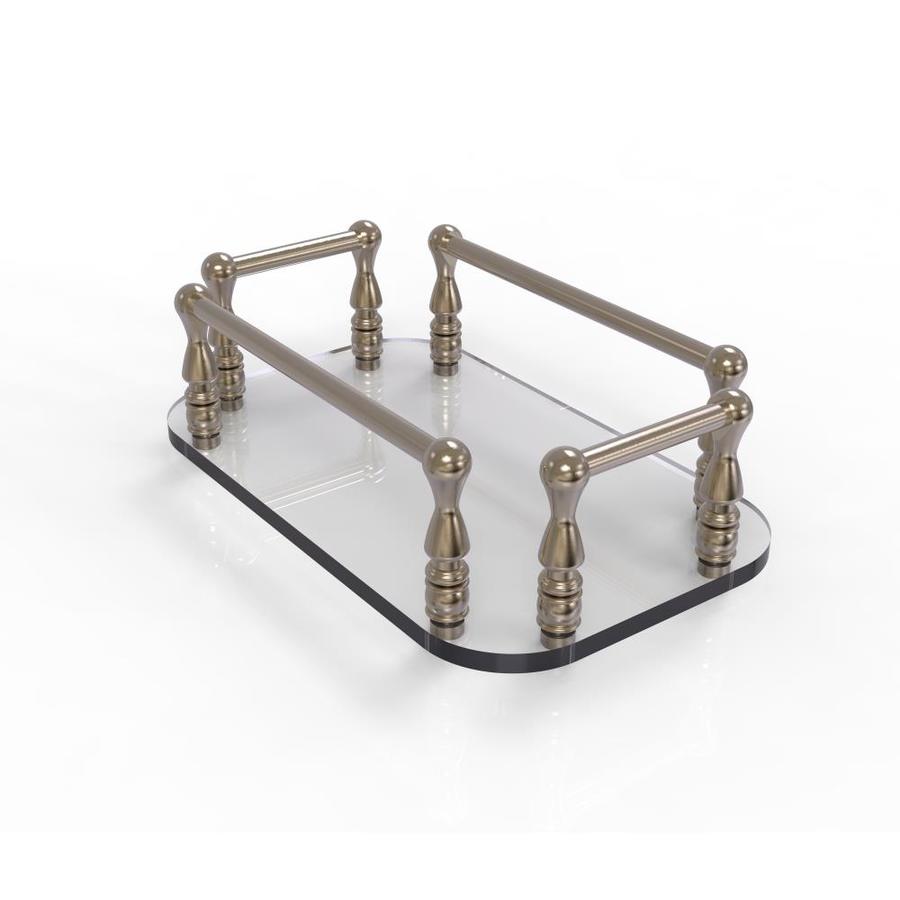 Allied Brass Vanity Top Glass Guest Towel Tray In Antique Pewter At Allied Brass Vanity Top Glass Guest Towel Tray In Antique Pewter
