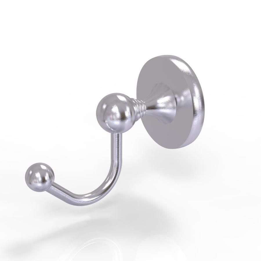 Allied Brass Shadwell 1-Hook Satin Chrome Towel Hook