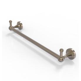 Sag Harbor Collection Towel Bar with Integrated Hooks - Antique Pewter / 18 Inch