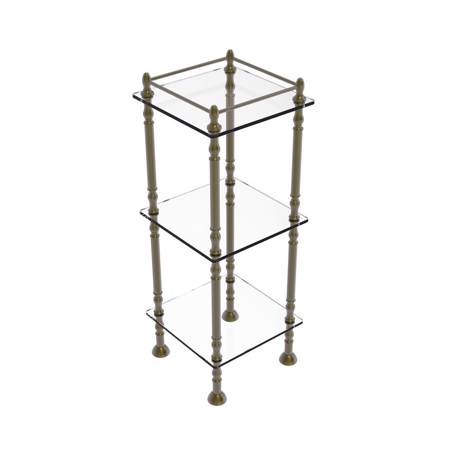 Allied Brass Three Tier Etagere With 14 In X 14 In Shelves In