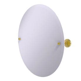 Frameless Round Tilt Mirror with Beveled Edge (Build to Order)