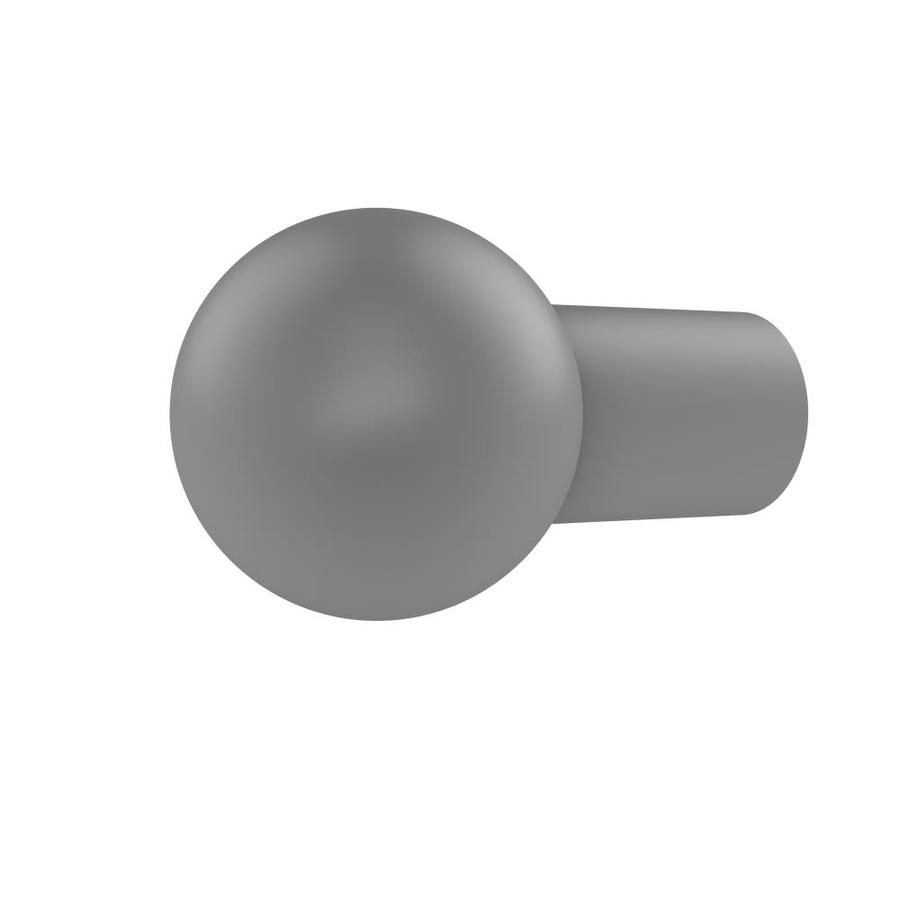 Allied Brass Cabinet Hardware 1 25 In Matte Gray Round Modern
